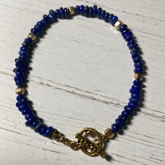 Lapis Gemstone Bracelet - Picture 4 of 6